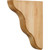 HARDWARE-CORSM-1CH - 1-3/4" W x 7-1/2" D x 9-1/2" H Cherry Smooth Contour Corbel, CORSM-1CH - Hardware Resources