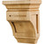 3" W x 2" D x 4" H Cherry Mission Corbel | CORO-6-CH | Hardware Resources