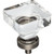 Harlow 1-3/8" Length Square Knob | G140L-BNBDL | Jeffrey Alexander
