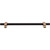 Larkin 2 192 mm Center-to-Center Bar Pull | 478-192MBSBZ | Jeffrey Alexander