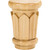 3-7/16" W x 1-3/4" D x 4-13/16" H Rubberwood Reed Capital | CAP6-2RW | Hardware Resources