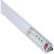 HARDWARE-LV2P324V12-03W3 - 8-5/8" 225 Lumens/Ft. 24-Volt Standard Output Angled Linear Fixture, Single-White, Fits 12" Wall Cabinet, 129 Lumens/Fixture, 3 Watts, Soft White 3000K, LV2P324V12-03W3 - Task Lighting
