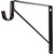 Hardware Resources 1516ORB Dark Bronze Shelf Bracket with Rod Support for 1-5/16" Round Closet Rods
