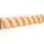 HARDWARE-CC2CH - 7/8" D x 2-11/16" H Cherry Rope Corner Moulding, CC2CH - Hardware Resources