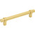 HARDWARE-5128BG - Key Grande 128 mm Center-to-Center Bar Pull, 5128BG - Jeffrey Alexander