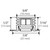 HARDWARE-LV2PX24V09-03W3 - 6-5/8" 225 Lumens/Ft. 24-Volt Standard Output Recessed Linear Fixture, Single-White, Fits 9" Wall Cabinet, 99 Lumens/Fixture, 3 Watts, Soft White 3000K, LV2PX24V09-03W3 - Task Lighting