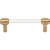 Carmen 96 mm Center-to-Center Bar Pull | 775-96SBZ | Jeffrey Alexander