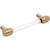 Carmen 96 mm Center-to-Center Bar Pull | 775-96SBZ | Jeffrey Alexander