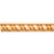 1-1/16" D x 2-3/4" H Oak Beaded Rope Corner Moulding | MC5BOK | Hardware Resources