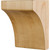 HARDWARE-CORZ-4-HMP - 3" W x 2-1/2" D x 4" H Hard Maple Minimalist Corbel, CORZ-4-HMP - Hardware Resources