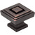 Delmar 1-1/4" Length Square Knob | 585L-DBAC | Jeffrey Alexander