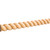 HARDWARE-RMH150ALD - 3/4" D x 1-1/2" H Half Round Rope Moulding, RMH150ALD - Hardware Resources