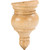 2-3/4" W x 1-3/8" D x 4-1/2" H Alder Transition Finial | TF2ALD | Hardware Resources