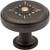 Lafayette 1-3/8" Diameter Mushroom Knob | 417ABSB | Jeffrey Alexander