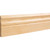 HARDWARE-BASE2-4-POP - 5/8" D x 4" H Poplar Scalloped Edge Base Moulding, BASE2-4-POP - Hardware Resources