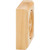 HARDWARE-SROS1ALD - 3" W x 7/8" D x 3" H Alder Star Rosette, SROS1ALD - Hardware Resources