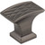 Jeffrey Alexander 535L-BNBDL 1-1/2" Overall Length Brushed Pewter Rectangle Geometric Pattern Aberdeen Cabinet Knob