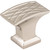 Jeffrey Alexander 535L-SN 1-1/2" Overall Length Satin Nickel Rectangle Geometric Pattern Aberdeen Cabinet Knob