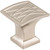 Jeffrey Alexander 535SN 1-1/4" Overall Length Satin Nickel Square Geometric Pattern Aberdeen Cabinet Knob
