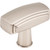 Jeffrey Alexander 519SN 1-9/16" Overall Length Satin Nickel Rectangle Delgado Cabinet Knob