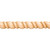 5/8" D x 1-1/2" H Cherry Beaded Half Round Rope Moulding | RMH150BCH | Hardware Resources