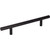 Elements 206MB 128 mm Center-to-Center Matte Black Naples Cabinet Bar Pull