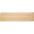 2-1/8" D x 2-1/4" H Oak Bullnose Light Rail Moulding | LR002-OK | Hardware Resources