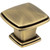 HARDWARE-1091AB - Milan 1 1-1/4" Length Square Knob, 1091AB - Jeffrey Alexander
