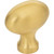 HARDWARE-3991BG - Lyon 1-9/16" Length Oval Knob, 3991BG - Jeffrey Alexander