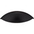 Bordeaux 96 mm Center-to-Center Cup/Bin Pull | 8236BLK | Jeffrey Alexander