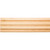 3/4" D x 2-3/4" H Oak Fluted Corner Moulding | CC1OK | Hardware Resources