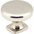 Belcastel 1 1-3/8" Diameter Mushroom Knob | MO6303NI | Jeffrey Alexander