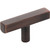 HARDWARE-845TL-DBAC - Dominique 2-1/4" Length Bar Knob, 845TL-DBAC - Jeffrey Alexander