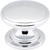 HARDWARE-3980-PC - Durham 1-1/4" Diameter Mushroom Knob, 3980-PC - Jeffrey Alexander