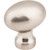 Bordeaux 1-3/16" Length Oval Knob | 3990-SN | Jeffrey Alexander