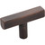 Dominique 2" Length Bar Knob | 845T-DBAC | Jeffrey Alexander