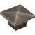 Cairo 1-1/4" Length Square Knob | 595BNBDL | Jeffrey Alexander