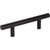 Elements 136MB 3" Center-to-Center Matte Black Naples Cabinet Bar Pull