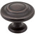 Elements 107DBAC 1-5/16" Diameter Brushed Oil Rubbed Bronze Round Arcadia Cabinet Knob