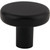 Elements 105MB 1-1/4" Diameter Matte Black Gibson Cabinet Knob