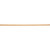 1/8" D x 1/4" H Alder Half Round Rope Moulding | RMH14ALD | Hardware Resources