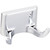 Bridgeport Polished Chrome Double Robe Hook  - Contractor Packed | BHE1-02PC | Elements
