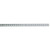 72" Zinc Single-Track Shelf Standard | TRK01-72ZN | Hardware Resources