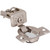 Hardware Resources KFHCS114-B-2 2-pack of 1-1/4'' Overlay Soft-close Compact Hinges. Screws a