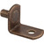 Antique Brass 5 mm Pin Angled Shelf Support with 3/4" Arm and 1/8" Hole - Priced and Sold by the Thousand. Order 1 for 1,000 Pieces | 1707AB | Hardware Resources