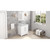 24 W x 1" D x 28" H White Cade mirror | MIR2CAD-24-WH | Jeffrey Alexander