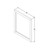 26 W x 1" D x 28" H Weathered Grey Cade mirror | MIR2CAD-24-WG | Jeffrey Alexander