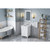24" White Chatham Vanity | VN2CHA-24-WH-NT | Jeffrey Alexander
