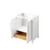30" White Cade Vanity | VN2CAD-30-WH-NT | Jeffrey Alexander