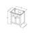30" Grey Chatham Vanity | VN2CHA-30-GR-NT | Jeffrey Alexander